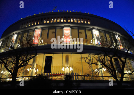 Louise M Davies Symphony Hall, 100 Jahre San Francisco Symphony, CA Stockfoto