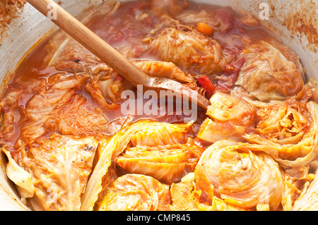 Gekochtem Kohl Stockfoto