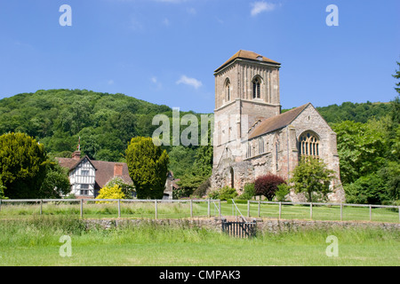 Wenig Malvern Priory Worcestershire England UK Stockfoto