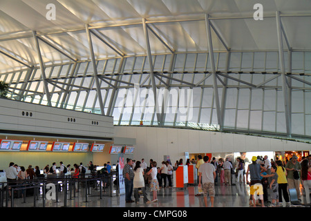 Uruguay, Montevideo, Carrasco General Cesáreo L. Berisso International Airport, MVD, Nuevo, Neues Terminal, Abreise, preisgekrönte Architektur, Rafael Viñoly Stockfoto