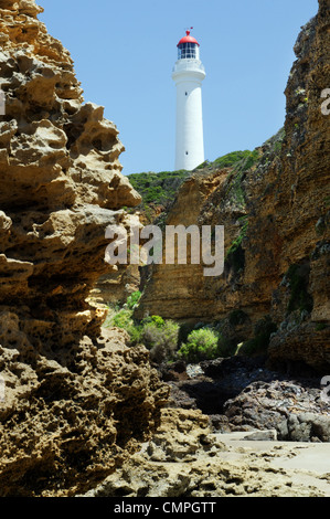 Split Point Lighthouse, Aireys Inlet, Victoria, Australien Stockfoto