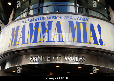 Mamma Mia im Prince of Wales Theatre Stockfoto