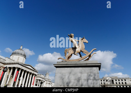 Machtlos Strukturen Abb. 101, die 2012-Statue auf dem Trafalgar Square Fourth Plinth Stockfoto