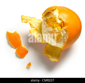 Mandarinen Satsuma Mandarine Clementine geschält Stockfoto