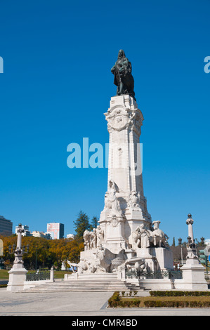 Praça Marques de Pombal Platz Lissabon Portugal Europa Stockfoto