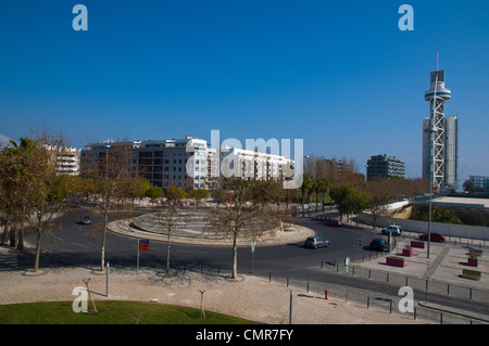 Rotunde Dos Vice-Reis Kreisverkehr Parque Das Nacoes Bereich Park der Nationen Lissabon Portugal Europa Stockfoto