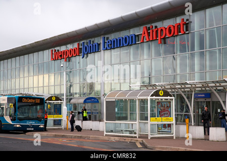 Liverpool John Lennon Flughafen Merseyside uk. Stockfoto