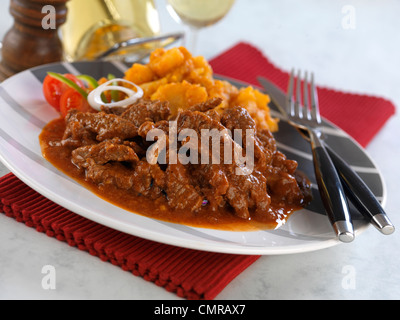 Eintopf mit Pfeffer Stockfoto