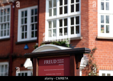 Freud Museum, Hampstead, London (ehemaliges Haus von Sigmund Freud) Stockfoto