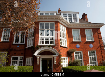 Freud Museum, Hampstead, London (ehemaliges Haus von Sigmund Freud) Stockfoto