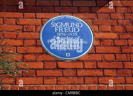 Freud Museum, Hampstead, London (ehemaliges Haus von Sigmund Freud) Stockfoto