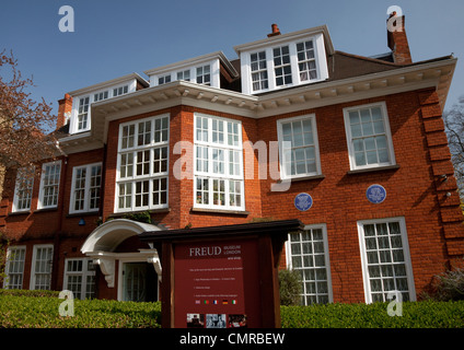 Freud Museum, Hampstead, London (ehemaliges Haus von Sigmund Freud) Stockfoto