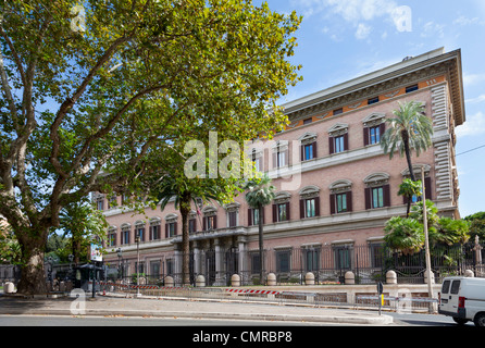 Außenseite der Vereinigte Staaten Botschaft in Rom Stockfoto