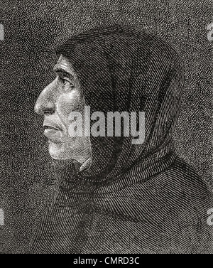 Girolamo Savonarola, 1452 – 1498. Italienischer Dominikanermönch und Scholastic. Stockfoto