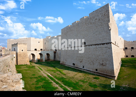 Normannisch-schwäbischen Burg von Barletta: Annunziata Bastion. Apulien, Italien. Stockfoto