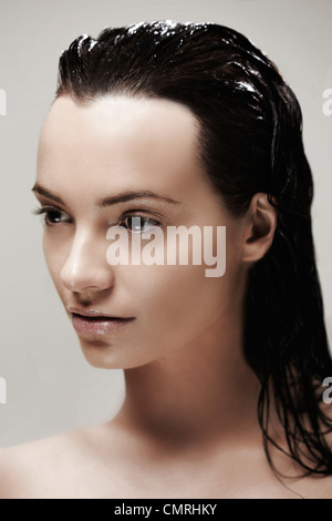 Schönheit blockierende Farben Stockfoto