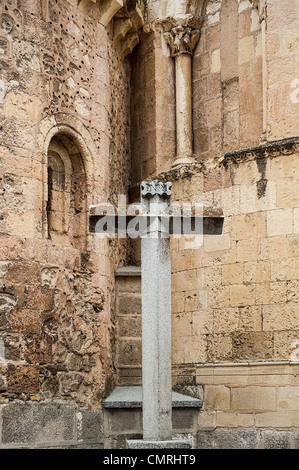 Iglesia de San Andrés, Detail der Kirche, Segovia, Spanien Stockfoto