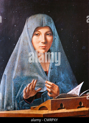 Antonello da Messina, Jungfrau Maria Verkündigung (Palermo Verkündigung) Stockfoto