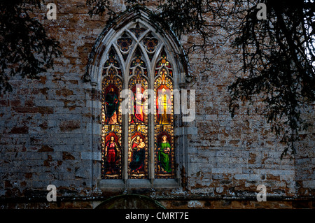 St. Maria die Jungfrau Kirche, Broughton, Oxfordshire, England, UK Stockfoto
