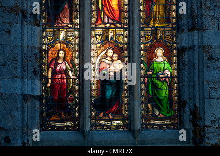 St. Maria die Jungfrau Kirche, Broughton, Oxfordshire, England, UK Stockfoto