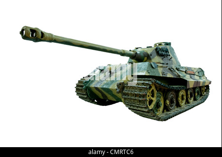 Ein Ausschnitt eines Pz Kpfw VI Ausf B Tiger II schweren Panzer eingesetzt von Nazi-deutschen Truppen während des 2. Weltkrieges Stockfoto