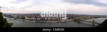 Panorama von Budapest Stockfoto