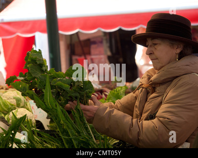 Obst und Gemüse in Rialto-Markt Stockfoto