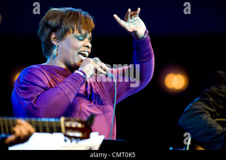 Dianne Reeves Konzert in Prag Stockfoto