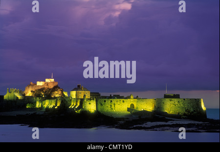 [Elizabeth Castle] in der Bucht bei St. Helier Jersey Channel Islands British Isles Europe Stockfoto