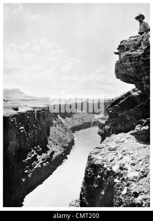 1924-Colorado-River in der Nähe von Marble Canyon Stockfoto