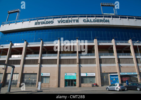 Estadio Vicente Calderon Stadion (1966) von Atletico Madrid im Arganzuela Distrikt Madrid Spanien Europa verwendet Stockfoto