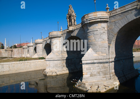 Puente de Toledo Brücke Arganzuela Distrikt Madrid Spanien Europa Stockfoto