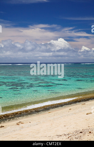 Strand von Malomalo, in der Nähe von Natadola Beach, Coral Coast, Viti Levu, Fidschi, South Pacific Stockfoto