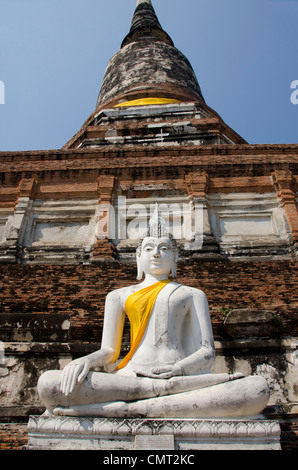 Thailand Ayutthaya. Wat Phra Chao Phya-Thai (aka Wat Chai Mongkol-yi). Stockfoto