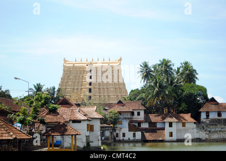 Shree Padmanabhaswamy Tempel Trivandrum Kerala Indien Stockfoto