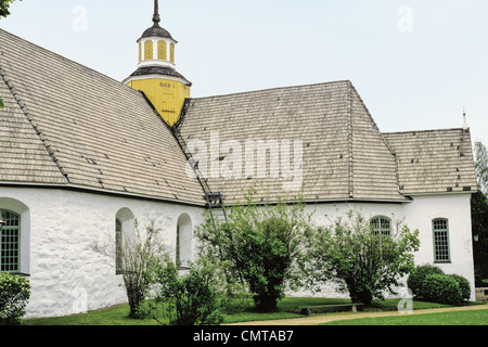 Die mittelalterliche Kirche in Narpes, Finnland Stockfoto