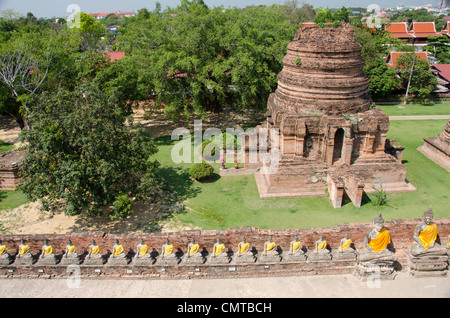 Thailand Ayutthaya. Wat Phra Chao Phya-Thai (aka Wat Chai Mongkol-yi). Stockfoto