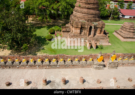 Thailand Ayutthaya. Wat Phra Chao Phya-Thai (aka Wat Chai Mongkol-yi). Stockfoto