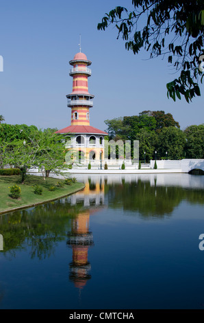 Thailand, Bangkok Ayutthaya Provinz. Bang Pa-in Palace (aka Royal summer palace). Stockfoto