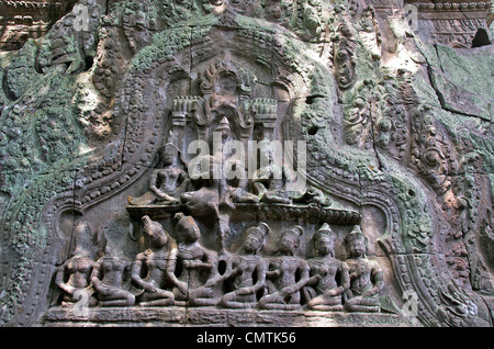 Ta Prohm Tempel, Angkor, Kambodscha Stockfoto