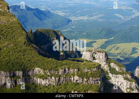 In der bergigen Region der südlichen Santa Catarina Stockfoto