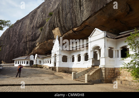 Sri Lanka - Buddish Cave Tempel Dambulla, Kandy Provinz, UNESCO-Weltkulturerbe Stockfoto