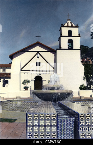 Mission San Buenaventura Brunnen Stockfoto
