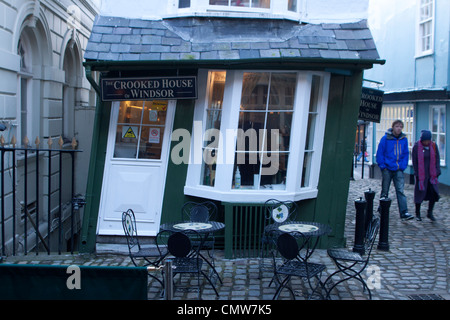 Crooked House in Windsor Stockfoto