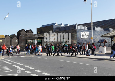 Jerwood Gallery Hastings East Sussex UK GB. Jetzt Hastings Contemporary Art Gallery genannt. Stockfoto