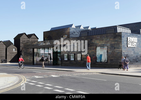 Die ehemalige Jerwood Gallery Hastings East Sussex England GB heißt nun Hastings Contemporary Art Gallery. Stockfoto