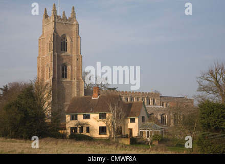 Pfarrkirche Saint Mary Stoke von Nayland, Suffolk, England Stockfoto