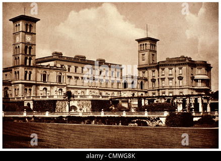 Osborne House Isle of White 1905 Stockfoto