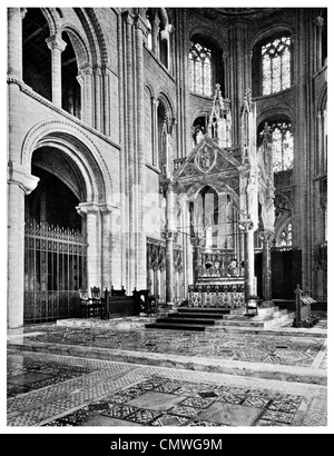 1905 Peterborough Kathedrale Cathedral Church of St. Peter, St. Paul und St. Andrew Stockfoto