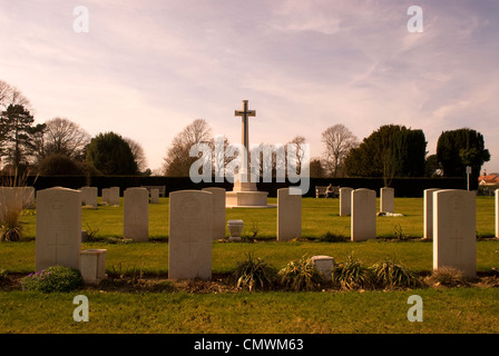 Krieges Gräber, Ann's Hill Cemetery in Gosport, Hampshire, UK. Stockfoto